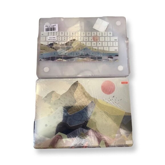 Macbook Pro 14.2 A2442 Landscape Pattern Case and Keyboard Cover New - Picture 1 of 3